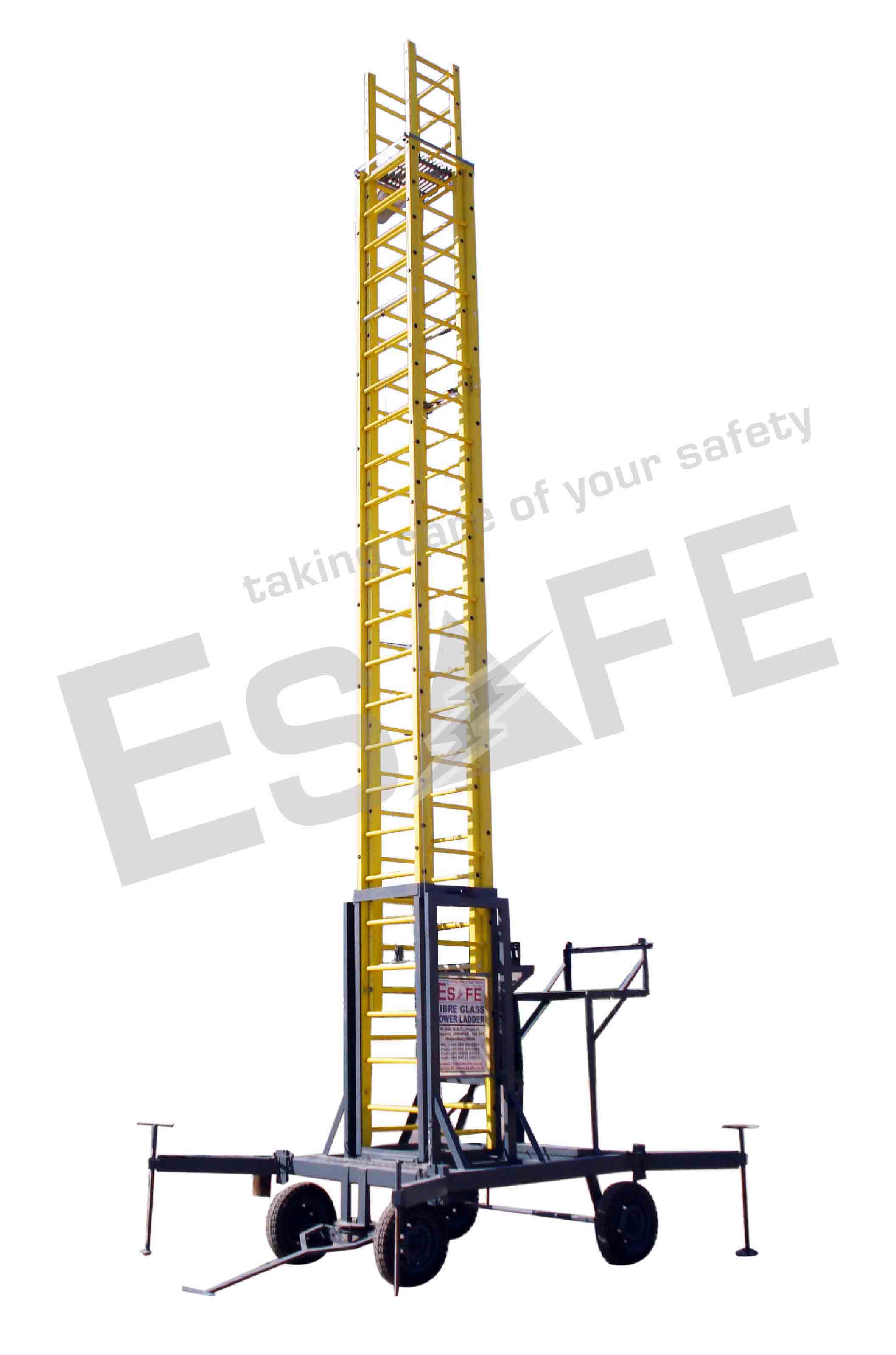 Fibre Glass Tiltable Tower Ladder