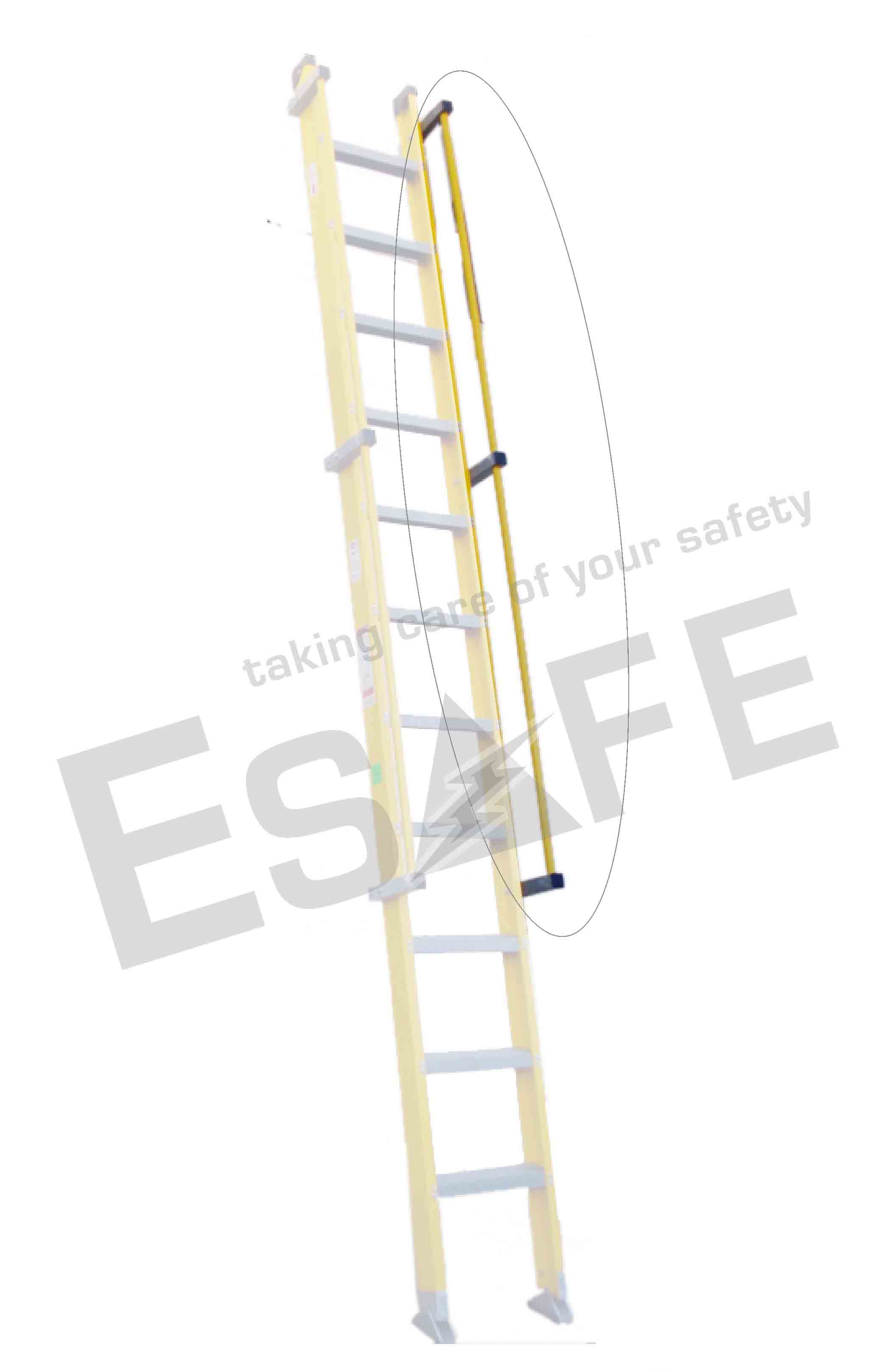 Hand Rail for Wall Support Ladder